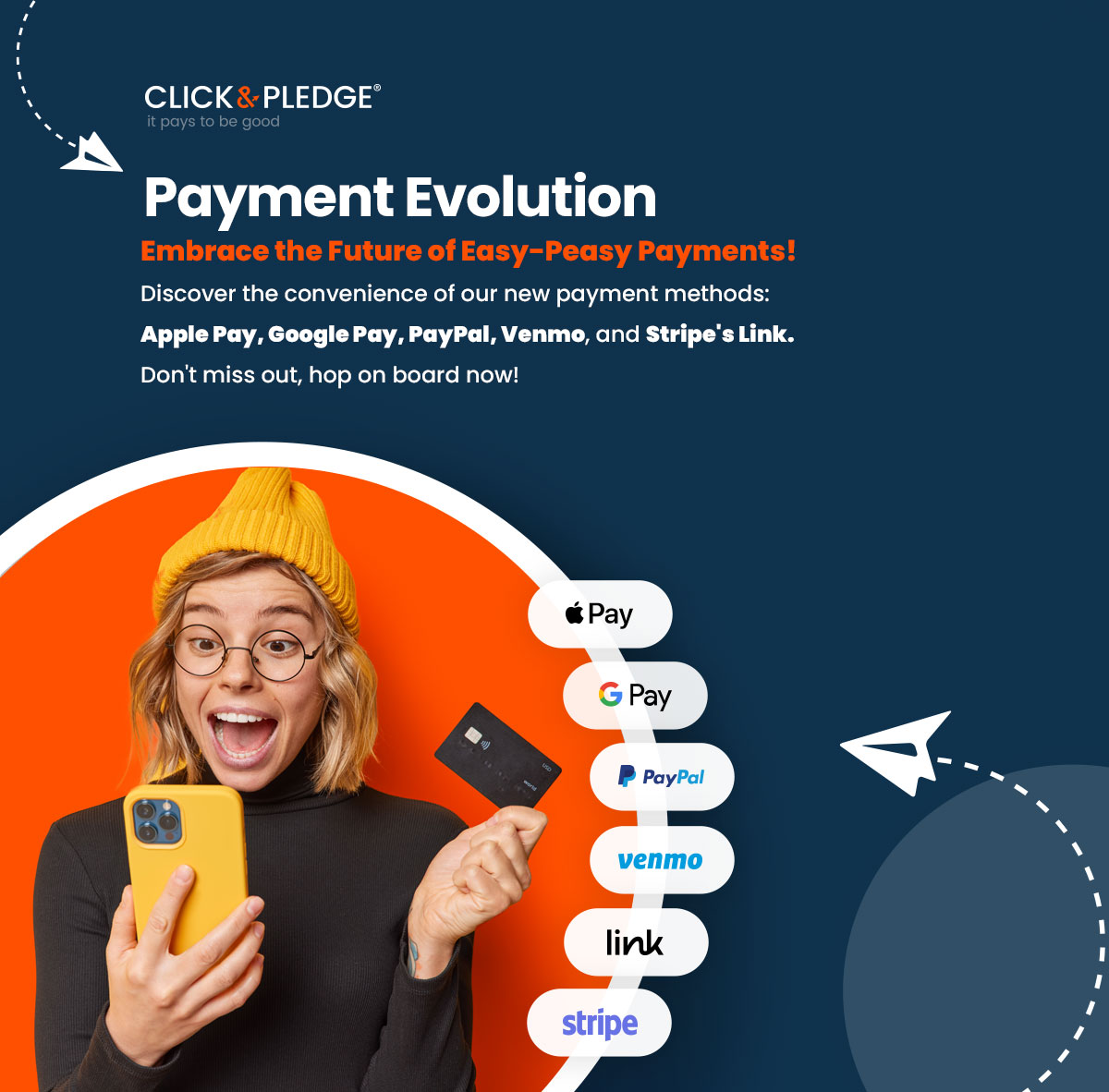 Click & Pledge - Payment Evolution